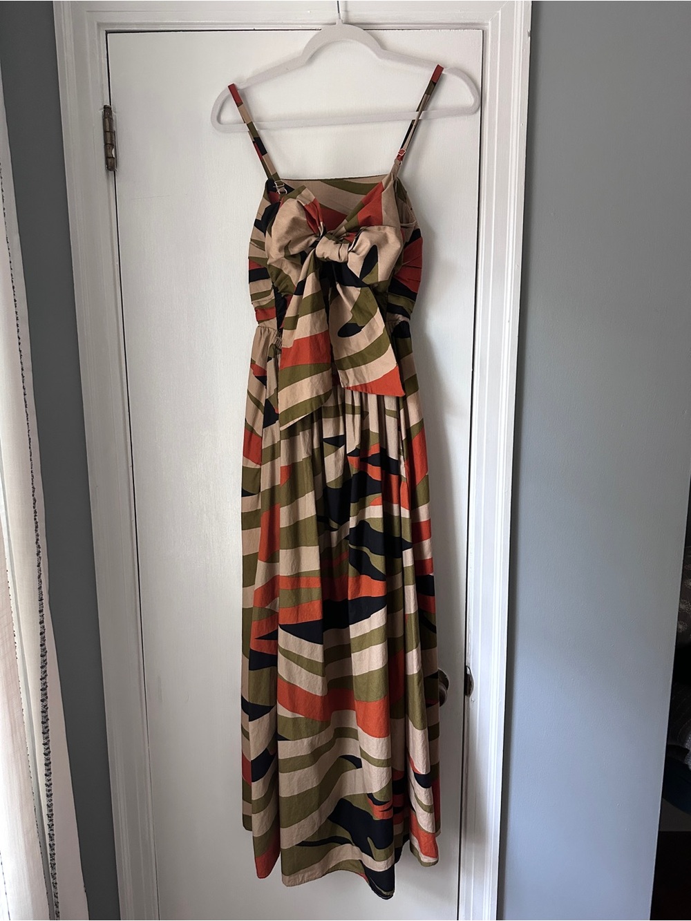 Halogen Pleated Bodice Cutout Maxi Dress - Picture 5 of 6